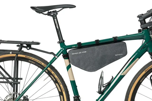 Basil Navigator Storm Rammeveske Grå, 2.2l, Vanntett(IPX3) 