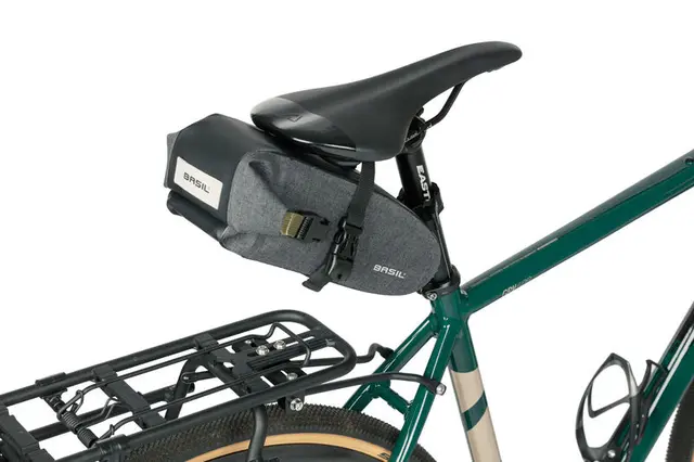 Basil Navigator Storm Seteveske Grå, 1.5l, Vanntett(IPX3) 