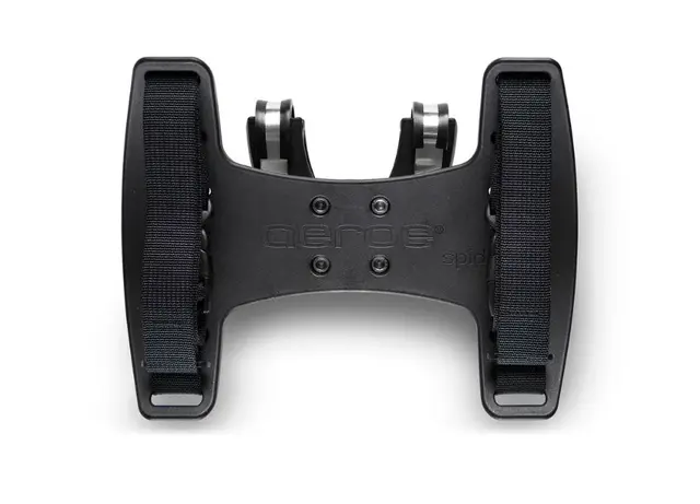 Aeroe Spider Cradle Styrefeste Vugge til styret, sort, m/festestropper 