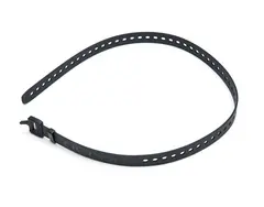 Aeroe StretchLock Strap Festestropp 75cm/30", sort, Polyurethane / Nylon