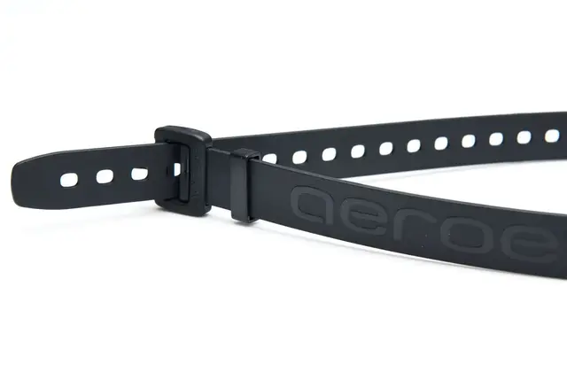 Aeroe StretchLock Strap Festestropp 75cm/30", sort, Polyurethane / Nylon 