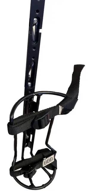 Aeroe by BBB Fiskestangbag Holder 208mm AdaptRail, Festes på Rear Rack 