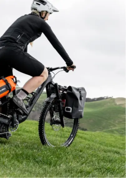 Aeroe Urban Pannier Sideveske 12 l, Vanntett, Universalkroker, 880g 
