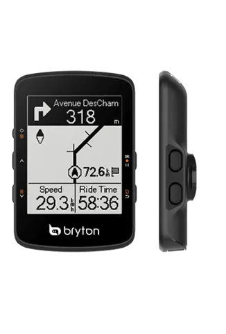 Bryton Rider 460 E GPS Computer 2.6" , Mono LCD skjerm, full GNSS, 58g