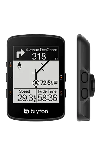 Bryton Rider 460 E GPS Computer 2.6" , Mono LCD skjerm, full GNSS, 58g 