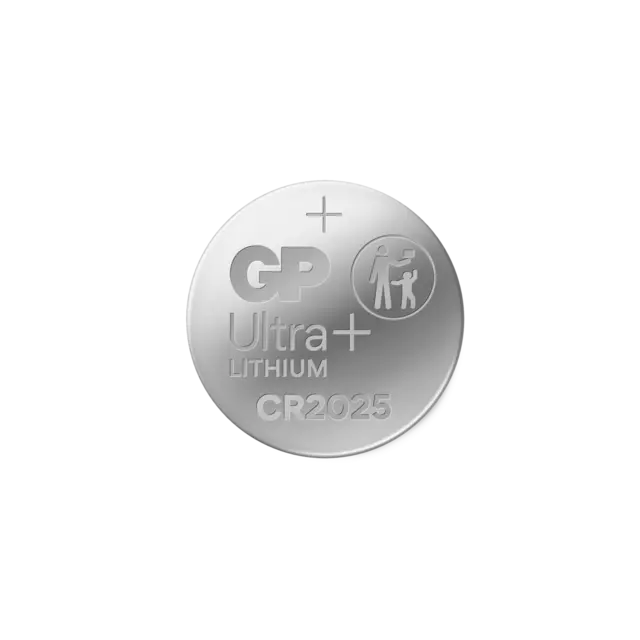 GP Ultra Plus 2025 Knappcell Batteri 3V 1 stk, ø20mmx2.5mm, Lithium 