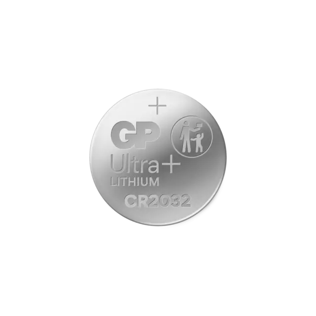 GP Ultra Plus 2032 Knappcell Batteri 3V 5 stk, ø20mmx3.2mm, Lithium 