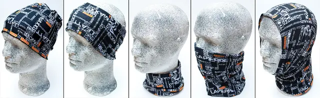 Custom "Buff" Sykkelskjerf Sømløs, egetprodusert trykk 