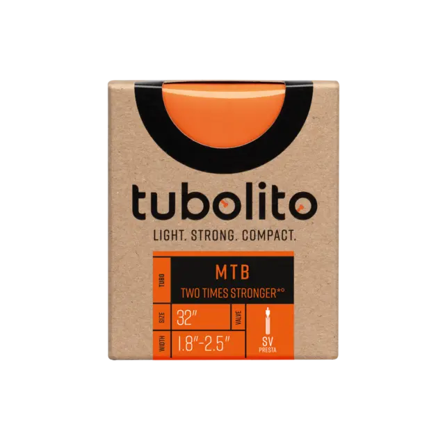 Tubolito Tubo Presta MTB 32" Slange 1.8/2.5",TPU,oransje 42mm ventil,92g 