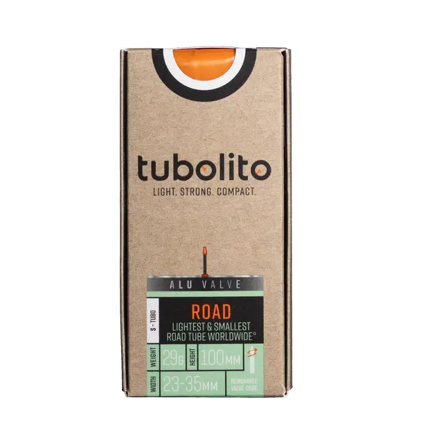 Tubolito S-Tubo Presta Road 28" Slange 23/35-622mm,TPU,sort 100mm aluventil,29g 