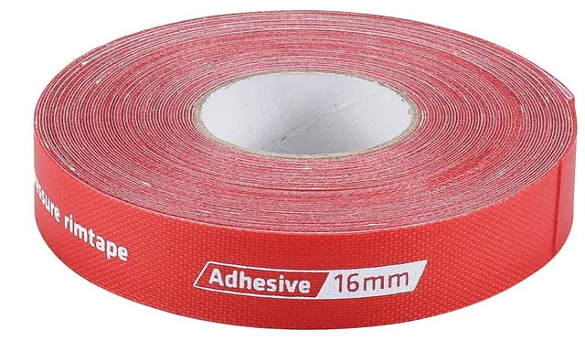 BBB Rimtape BTI-95 Felgbånd 10m 16mm, Selvklebende, rød, på rull 