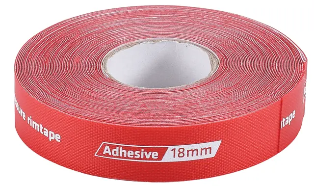 BBB Rimtape BTI-95 Felgbånd 10m 18mm, Selvklebende, rød, på rull 