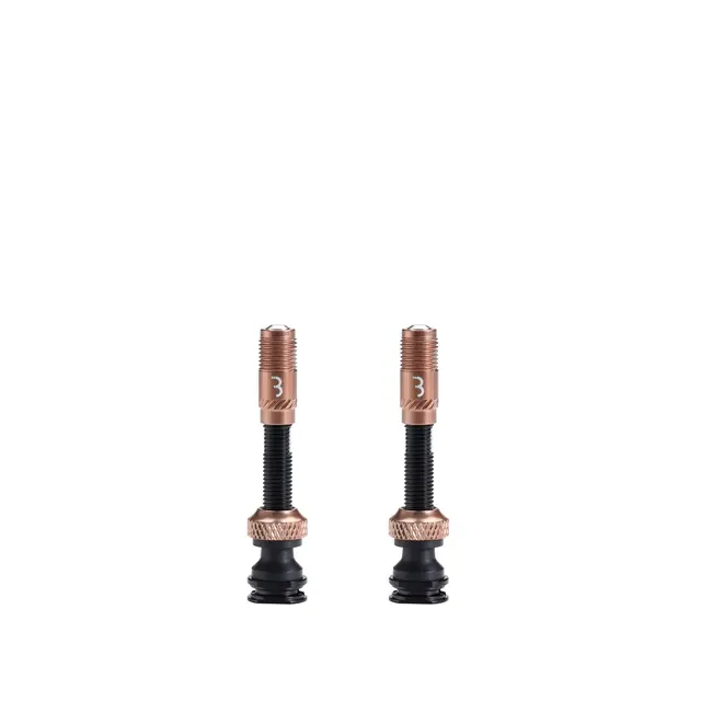 BBB CoreCap BTI-166 Tubeless Ventil 40mm Copper, Bil, Alu, AL Ventil, (par) 