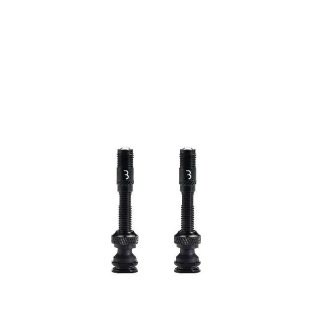 BBB CoreCap BTI-166 Tubeless Ventil 40mm Sort, Bil, Alu, AL Ventil, (par) 