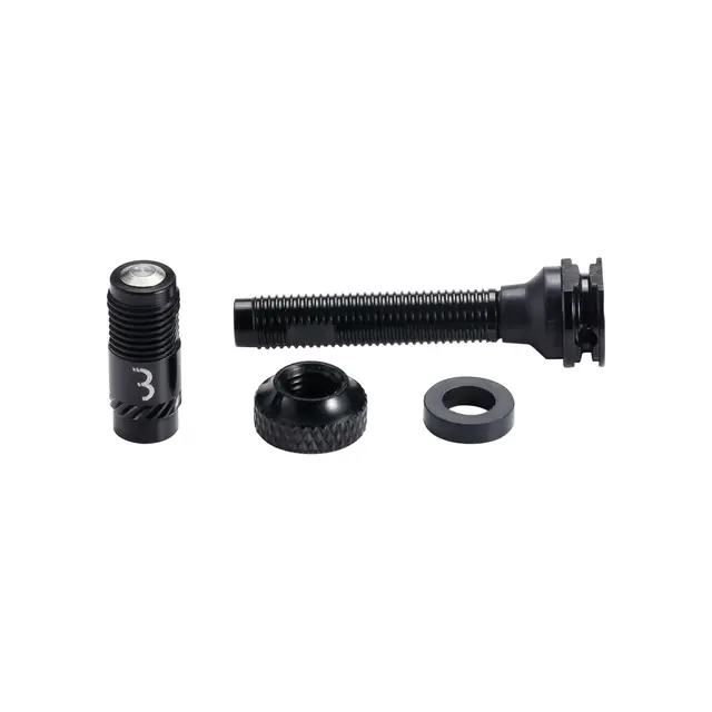 BBB CoreCap BTI-166 Tubeless Ventil 40mm Sort, Bil, Alu, AL Ventil, (par) 