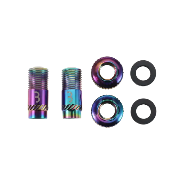 BBB CoreCap BTI-165 Ventilhode Oil Slick Bil, Alu, AL Ventil, (par) 