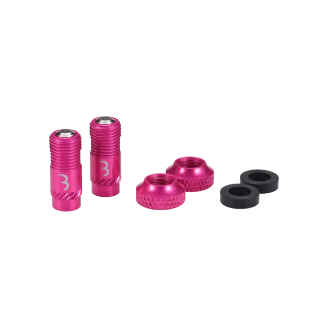 BBB CoreCap BTI-165 Ventilhode Rosa Bil, Alu, AL Ventil, (par) 