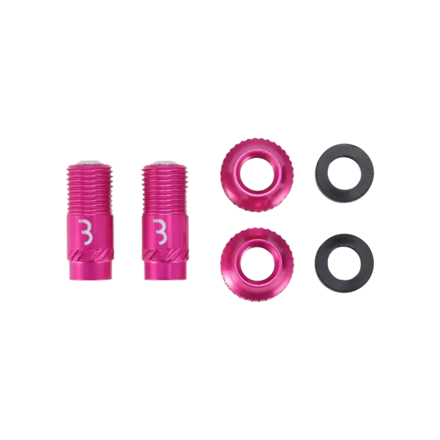 BBB CoreCap BTI-165 Ventilhode Rosa Bil, Alu, AL Ventil, (par) 