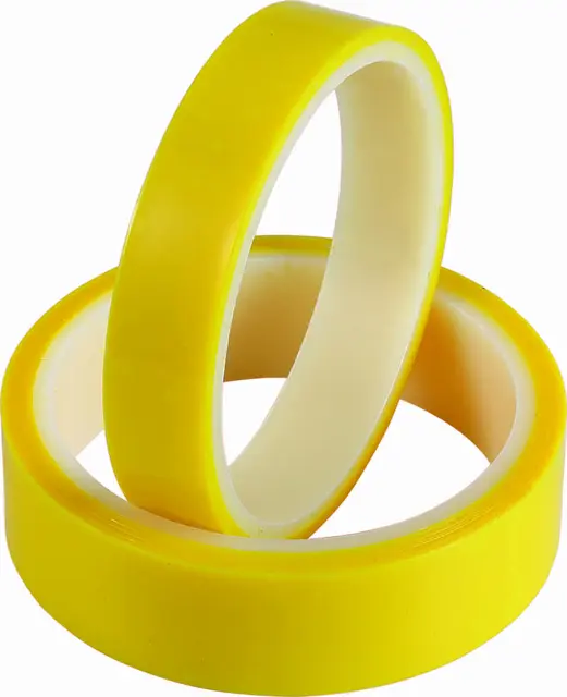 BBB Rimtape BTI-151 Tubeless Felgbånd 18-34mm, 10m rull, Selvklebende, gul 