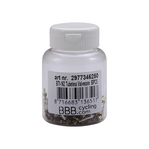 BBB ValveCore BTI-162 Ventil Innsats 50-pk, Kjerne til prestaventiler