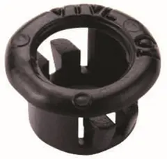 Ventilhullforing 100pk Sort, plast, fra Ø 8.5mm > Ø 6mm