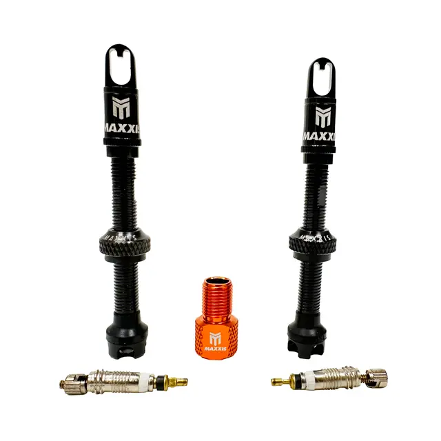 Maxxis Maxxout Tubeless Ventil 50mm PAR Presta, alu, inkl. Maxxout adapter, 12gr 