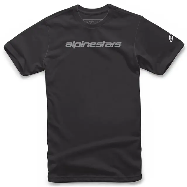 Alpinestars Linear Wordmark T-skjorte Medium, Sort/Grå 