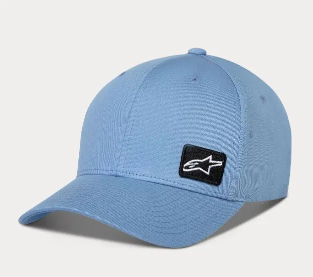 Alpinestars Pivot Caps Blå S/M Flex-Fit back, bøyd brem 