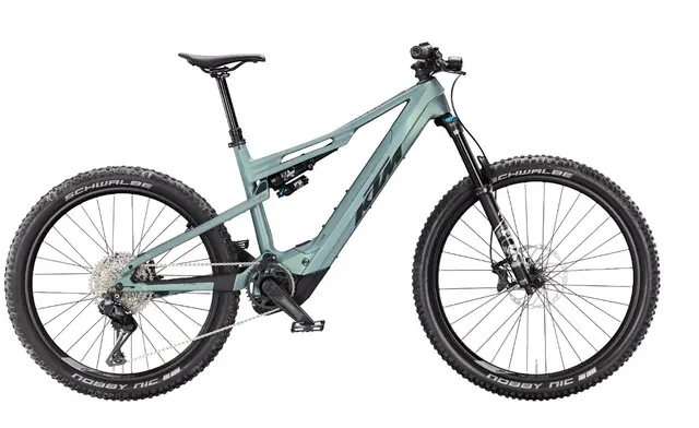 KTM Macina Kapoho 8972 L Di2 Blå/Grønn Matt, Bosch CX, 800wh, 6 