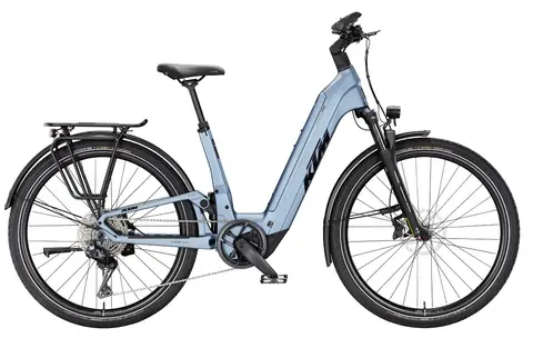 KTM Macina Style FS Prime Di2 Blå Matt, Bosch CX, 800wh, 6