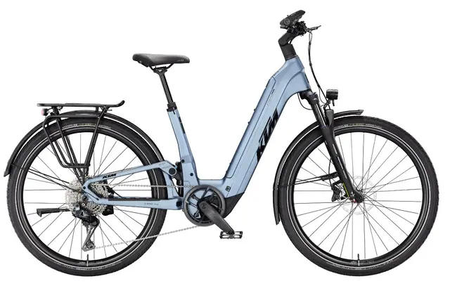 KTM Macina Style FS Prime Di2 US 40, Blå Matt, Bosch CX, 800wh, 6 