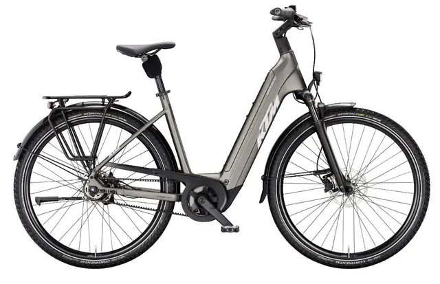 KTM Macina City PX 830 Belt Grå Matt, Bosch PX, 800wh, 6 