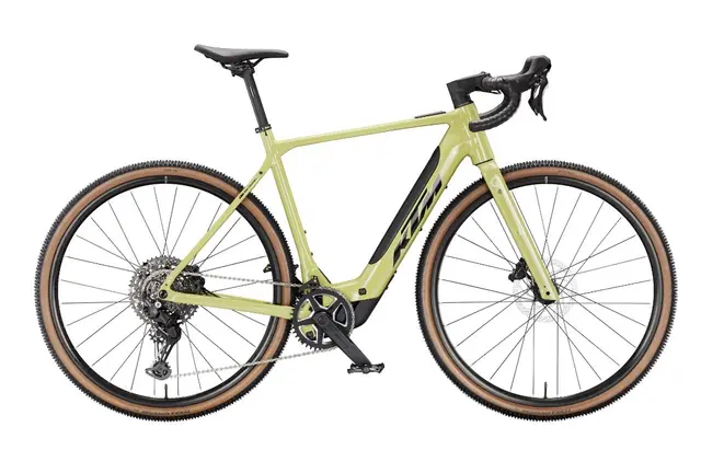 KTM Macina Gravelator SX 20 Keen Grønn, Bosch SX, 400wh, 6 