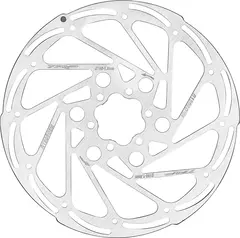 TRP One-Piece IS Bremseskive 180mm 1.8mm, 6-Bolt, Rust-Blocker, RS02M