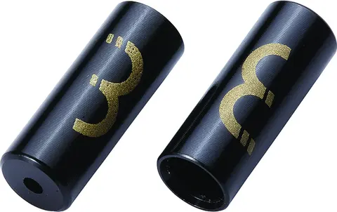 BBB CableEnd BCB-152 Endehylser 4mm, 100stk, sort alu, m/støvpakning