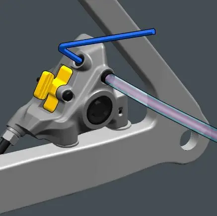Tektro Bleed Pumpe Shimano S12 Adapter For tilkobling på lufteslangen 