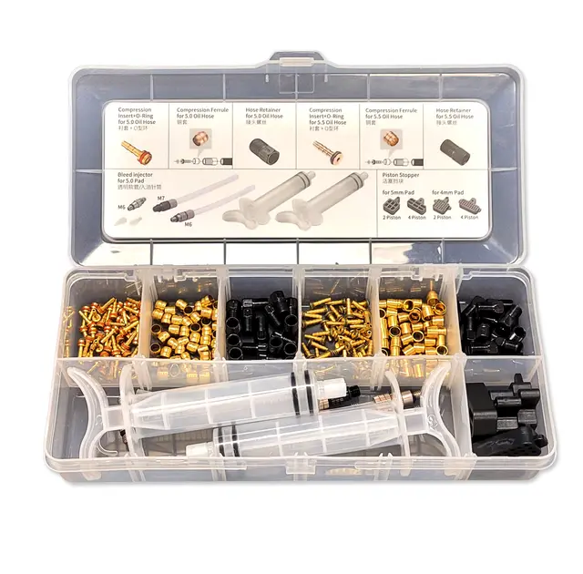 Tektro Service Verksted Kit Til hydrauliske bremser, Ø5.5mm / Ø5.0mm 