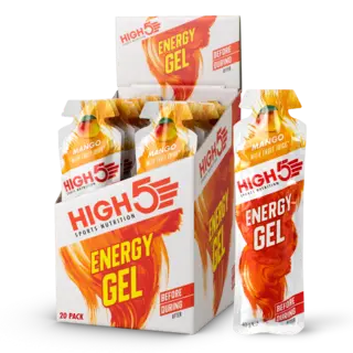 HIGH5 EnergyGel Mango 20pk, 40gr