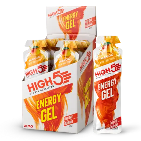 HIGH5 EnergyGel Mango 20pk, 40gr