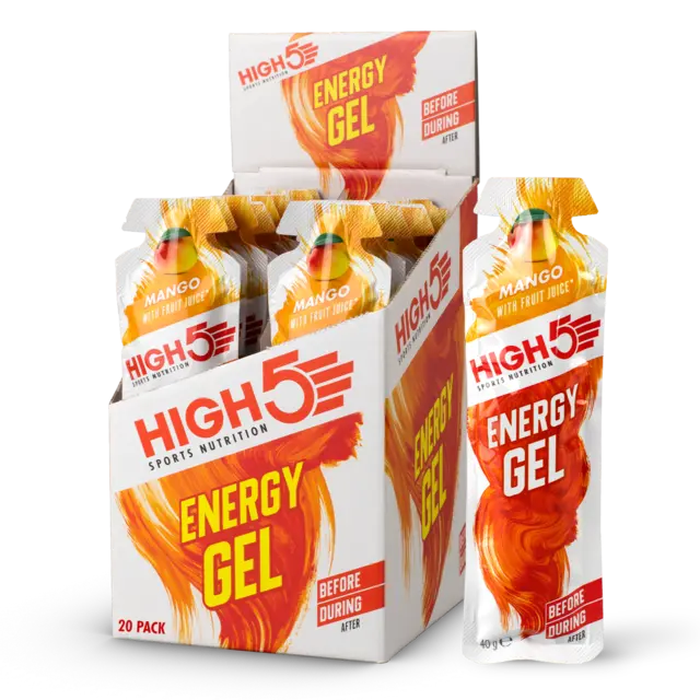 HIGH5 EnergyGel Mango 20pk, 40gr 