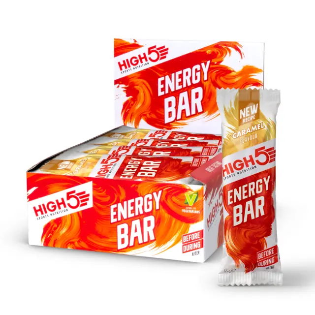 HIGH5 EnergyBar Karamell 12pk, 55gr 