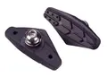 BBB RoadStop deLuxe BBS-01D Racer Kloss Sort, 2 konturer, 2par