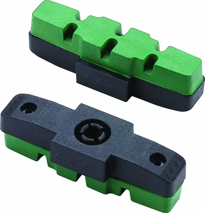 BBB Hydrostop BBS-09E Magura Felgkloss Sort/grønn, kun til Magura, 2 par 