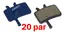 BBB DiscStop HP BBS-42D Skiveklosser 20 par, Avid