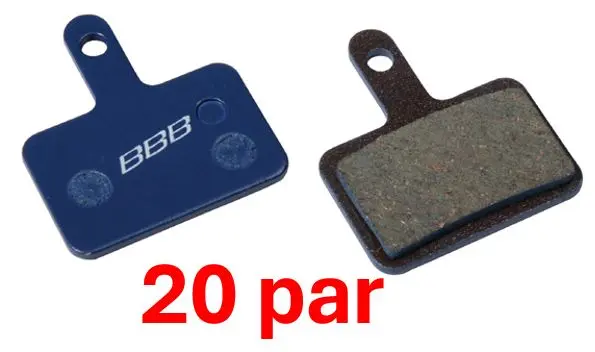 BBB DiscStop HP BBS-52D Skiveklosser 20 par, Tektro, TRP, Shimano 