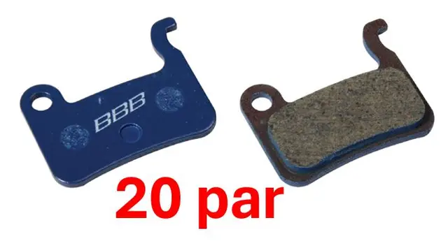 BBB DiscStop HP BBS-54D Skiveklosser 20 par, Tektro, Shimano 