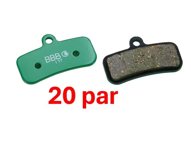 BBB DiscStop E BBS-55ED Skiveklosser 20 par, E-Bike, Tektro, TRP, Shimano 