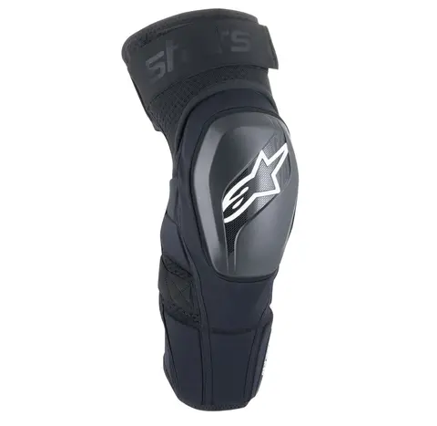 Alpinestars Plasma Elite Shield Knebesk. Sort/Hvit, Level 2, 865gr