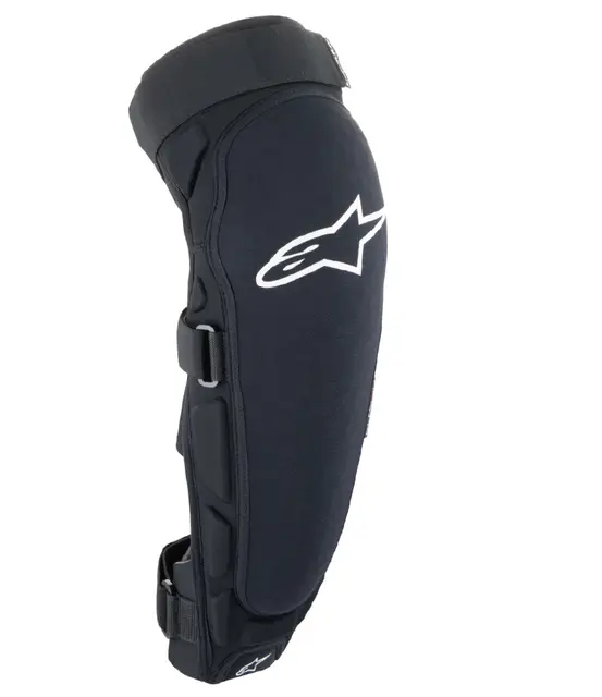 Alpinestars Plasma Pro Kne-/Leggbesk. Sort/Hvit, Level 2, 490gr 