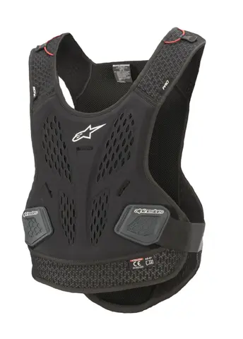 Alpinestars Bionic Pro Bryst-/Ryggplate Sort, Level 1 rygg, 936gr